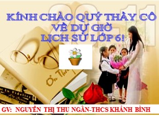 Bài giảng Lịch Sử Lớp 6 - Bài 8: Thời nguyên thủy trên đất nước ta - Tuấn Anh