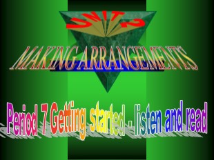 Bài giảng Tiếng anh 8 - Unit 2 : Making arrangements, Period 7 Getting started - Listen and read