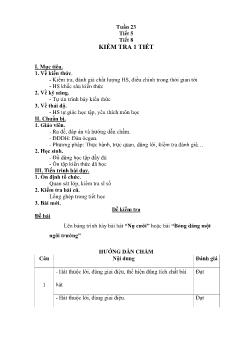 Giáo án Âm nhạc Lớp 9 - Tiết 8: Kiểm tra 1 tiết - Trường PTDTBT THCS Tà Mung