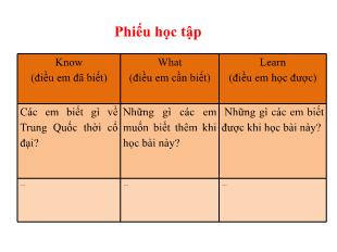 Bài giảng Lịch sử Lớp 6 - Bài 9: Trung Quốc từ thời cổ đại đến thế kỉ VII