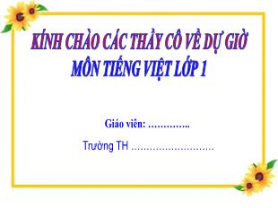Bài giảng Tiếng Việt Lớp 1 - Bài 8: D, d, Đ, đ - Năm học 2020-2021