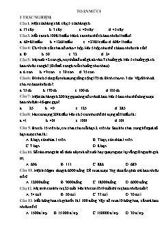 Ôn tập giải Toán Lớp 3 (Mức 1)