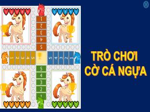 Trò chơi khởi động học tập: Trò chơi cờ cá ngựa