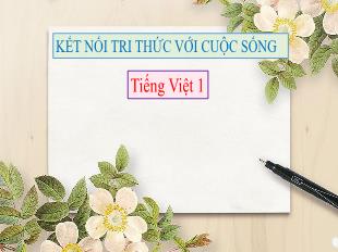 Bài giảng Tiếng Việt Lớp 1 - Chủ đề 7, Bài 5: Những cánh cò (Tiết 3+4)