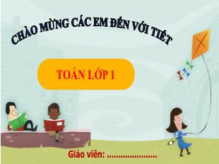 Bài giảng Toán Lớp 1 - Bài 19: Ôn tập hình học