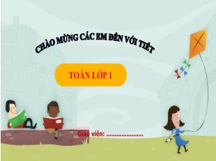 Bài giảng Toán Lớp 1 - Bài 32: Phép trừ số có hai chữ số cho số có hai chữ số (Tiết 2)