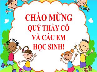 Bài giảng Toán Lớp 1 - Bài: Các số tròn chục