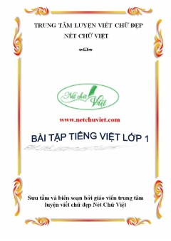Bài tập Tiếng Việt Lớp 1