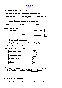 Bồ đề ôn tập học kì II môn Toán Lớp 2