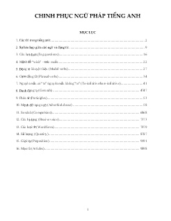 Chinh phục ngữ pháp tiếng Anh