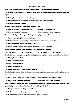 Đề thi thử THPTQG môn Lịch sử năm 2019 - Đề số 11 (Có đáp án)