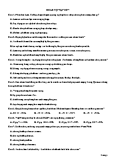 Đề thi thử THPTQG môn Lịch sử năm 2019 - Đề số 7 (Có đáp án)