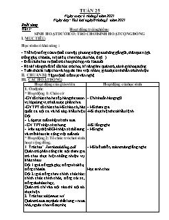 Giáo án Khối 1 - Tuần 25 - Năm học 2020-2021