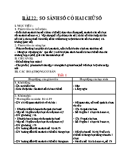 Giáo án Toán Lớp 1 - Tuần 21