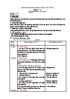 Giáo án Toán Lớp 1 - Tuần 23