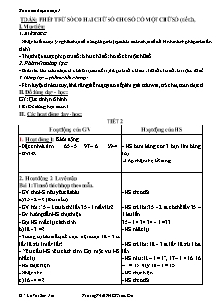 Giáo án Toán Tiếng Việt Lớp 1 - Tuần 27 - Lê Thị Kim Tiến