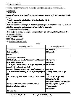 Giáo án Toán Tiếng Việt Lớp 1 - Tuần 28 - Lê Thị Kim Tiến