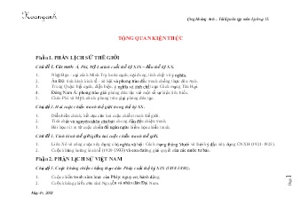 Tài liệu ôn tập môn Lịch sử Lớp 11 - Ứng Hoàng Anh