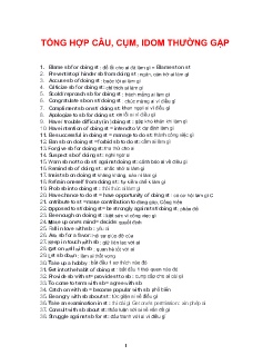 Tổng hợp 521 cụm động từ hay gặp trong đề thi THPTQG môn Tiếng Anh