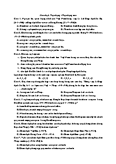 Trắc nghiệm Lịch sử Lớp 12 - Bài: Bảo vệ thành quả cách mạng tháng Tám (1945) và cuộc kháng chiến chống Pháp xâm lược (1945 – 1954) - Mức độ 3 (Có lời giải)