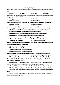 Trắc nghiệm Lịch sử Lớp 12 - Bài: Bảo vệ thành quả cách mạng tháng Tám (1945) và cuộc kháng chiến chống Pháp xâm lược (1945 – 1954) - Đề 1 - Mức độ 1 (Có lời giải)