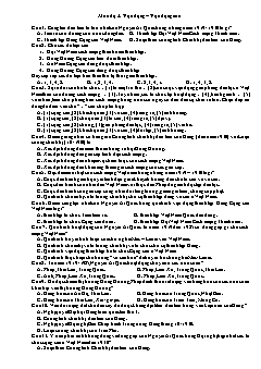 Trắc nghiệm Lịch sử Lớp 12 - Bài: Phong trào dân tộc dân chủ (1919 – 1930) - Mức độ 3 (Có lời giải)