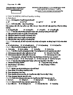 2 Đề kiểm tra Lịch sử và Địa lí 6 giữa học kì I - Năm học 2021-2022 - Trường THCS Sơn Tiến (Có đáp án + Ma trận)