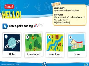 Bài giảng Tiếng Anh Lớp 3 Sách I-Learn Smart Start - Theme 1: Hello, Lesson 4 - Năm học 2021-2022