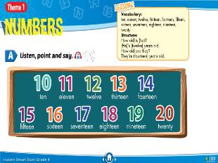 Bài giảng Tiếng Anh Lớp 4 Sách I-Learn Smart Start - Theme 1: Numbers, Lesson 2 - Năm học 2021-2022