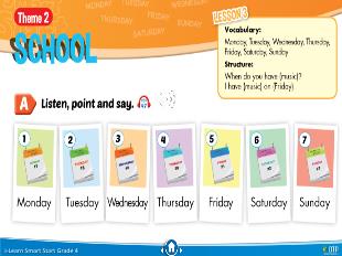 Bài giảng Tiếng Anh Lớp 4 Sách I-Learn Smart Start - Theme 2: Schools, Lesson 3 - Năm học 2021-2022