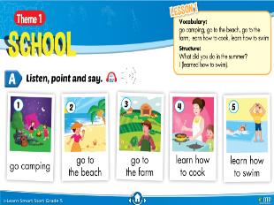 Bài giảng Tiếng Anh Lớp 5 Sách I-Learn Smart Start - Theme 1: School - Năm học 2021-2022