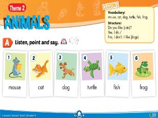 Bài giảng Tiếng Anh Lớp 5 Sách I-Learn Smart Start - Theme 2: Animals, Lesson 2 - Năm học 2021-2022