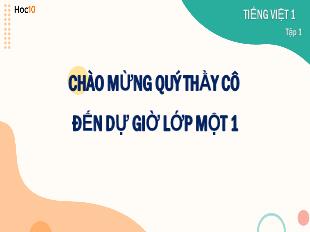 Bài giảng Tiếng Việt 1 Sách Cánh diều - Tuần 6, Bài 30: U, ư