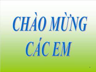 Bài giảng Tiếng Việt 4 (Tập đọc) - Tiết 7, Bài: 1 Người chính trực - Trường Tiểu học Hòa Tịnh B