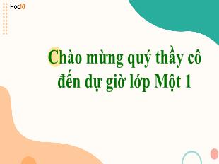 Bài giảng Toán 1 Sách Cánh diều - Tuần 23, Bài 50: Luyện tập - Năm học 2022-2023