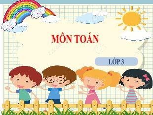 Bài giảng Toán Lớp 3 - Bài: Ôn tập các bảng nhân - Năm học 2021-2022