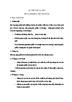 Giáo án Mĩ thật Lớp 1 - Bài 5: Sự thú vị của nét. Nét gấp khúc, nét xoắn óc - Năm học 2021-2022