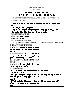 Kế hoạch bài dạy các môn Lớp 2 Sách Cánh diều - Tuần 28 - Năm học 2021-2022 - Hồ Thị Lệ Thủy