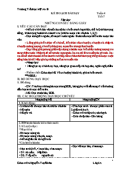 Kế hoạch bài dạy các môn Lớp 5 - Tuần 4 - Trường Tiểu học Mỹ An B