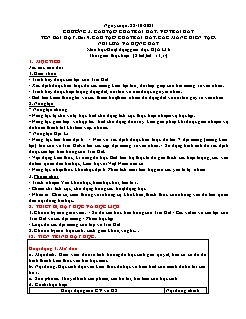 Kế hoạch bài dạy Địa lí 6 - Tuần 8, Bài 9: Cấu tạo của Trái đất. Các mảng kiến tạo động đất và núi lửa - Năm học 2021-2022