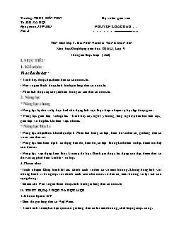 Kế hoạch bài dạy Địa lí 9 - Tuần 2, Bài: Dân số và gia tăng dân số - Năm học 2021-2022 - Nguyễn Khắc Hảo