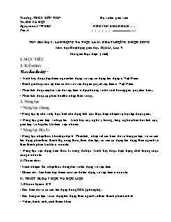 Kế hoạch bài dạy Địa lí 9 - Tuần 3 - Năm học 2021-2022 - Nguyễn Khắc Hảo