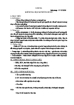 Kế hoạch bai dạy GDCD Khối THCS - Tuần 14 - Năm học 2021-2022