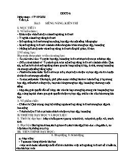 Kế hoạch bài dạy GDCD Khối Trung học cơ sở - Tuần 7 - Năm học 2021-2022