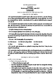 Kế hoạch bài dạy Khối 2 - Tuần 18 - Năm học 2021-2022 - Lê Thị Nữ