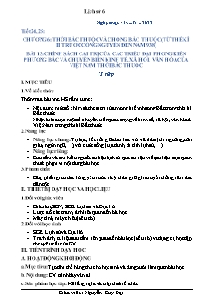 Kế hoạch bài dạy Lịch sử 6 - Tiết 24+25, Bài 13: Chính sách cai trị của các triều đại phong kiến phương Bắc và chuyển biến kinh tế, xã hội, văn hóa của Việt Nam thời Bắc thuộc - Năm học 2021-2022 - Nguyễn Duy Đại