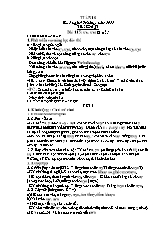 Kế hoạch bài dạy Lớp 1 - Tuần 18 - Năm học 2021-2022 - Phạm Thị Thanh Hoài