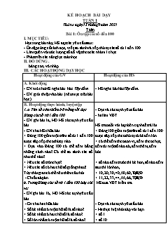Kế hoạch bài dạy Lớp 2 - Tuần 2 - Năm học 2021-2022 - Lê Thị Nữ