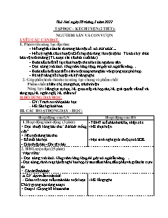 Kế hoạch bài dạy Lớp 3 - Tuần 28 - Năm học 2021-2022 - Nguyễn Thị Cẩm Nhung
