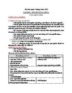 Kế hoạch bài dạy Lớp 3 - Tuần 29 - Năm học 2021-2022 - Nguyễn Thị Cẩm Nhung